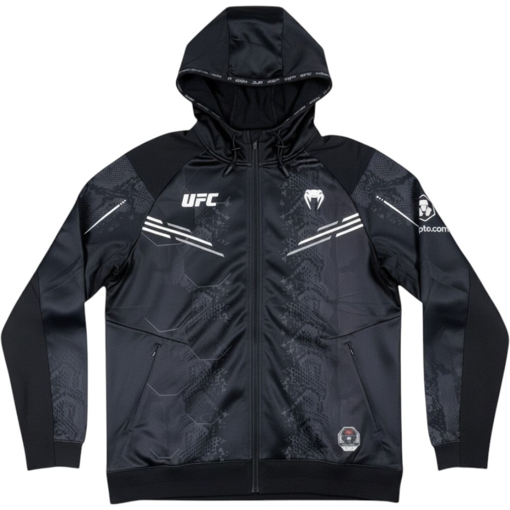UFC Venum Authentic Fight Night Adrenaline Mens Hoodie Black XL VNMUFC-00162-001